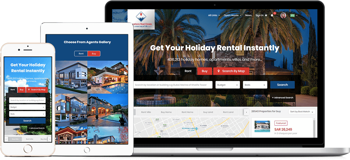 Locations KSA: A Real Estate Website and Mobile App Design